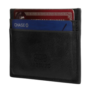 Otto Angelino Genuine Leather Wallet - Bank Cards, Money, Driver's License, RFID Blocking