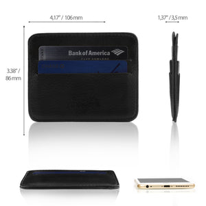 Otto Angelino Leather Wallet - Bank Cards, Money, Driver's License, RFID Blocking